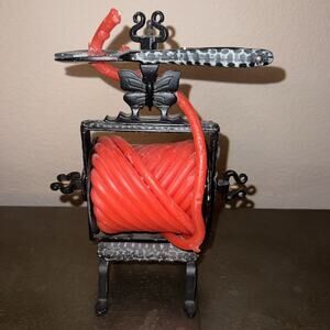 Vintage Swedish Wax Jack Candle Document Sealer Wax Rope - Sweden Butterfly